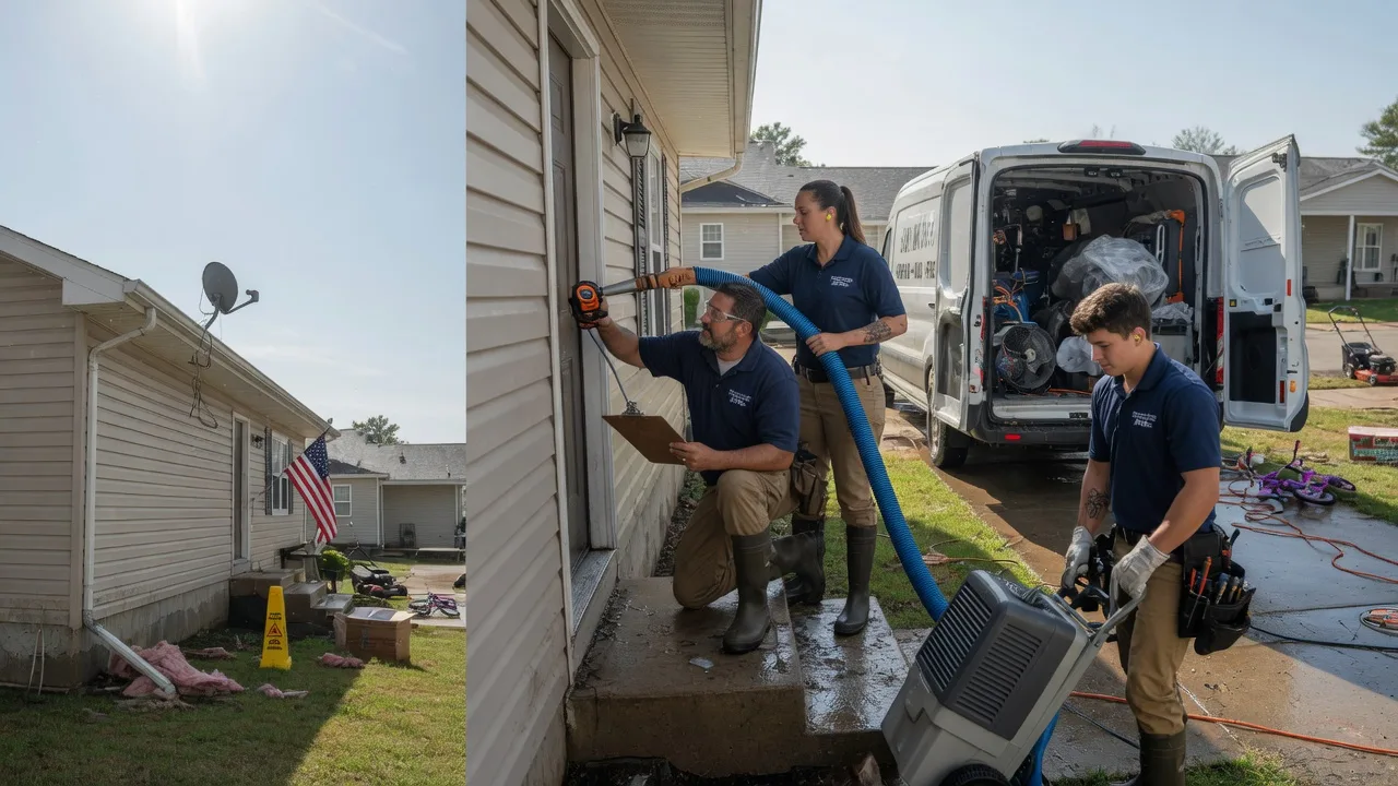 Ceiling Water Damage Restoration in Lansing, NC near me